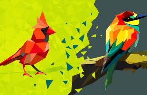 Triangulated Bird: Origami Styled Bird in Adobe Illustrator Triangulated Bird Origami Styled Bird in Adobe Illustrator