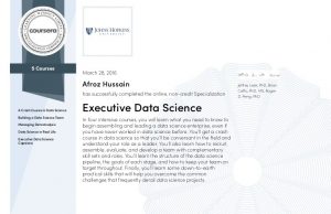 Executive Data Science Capstone Executive Data Science Capstones