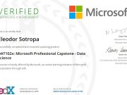 Microsoft Professional Capstone Data Science