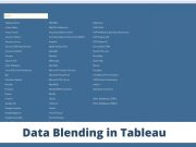 Data Blending in Tableau