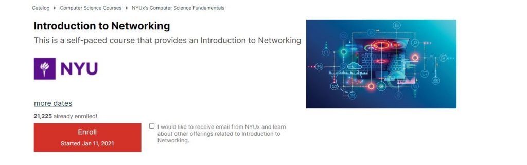Nyu Introduction to Networking Classes