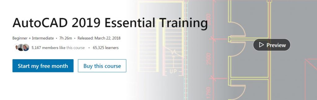 AutoCAD 2019 Eseential training
