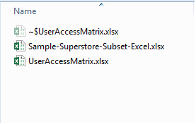 Matrix Excel File in Tableau