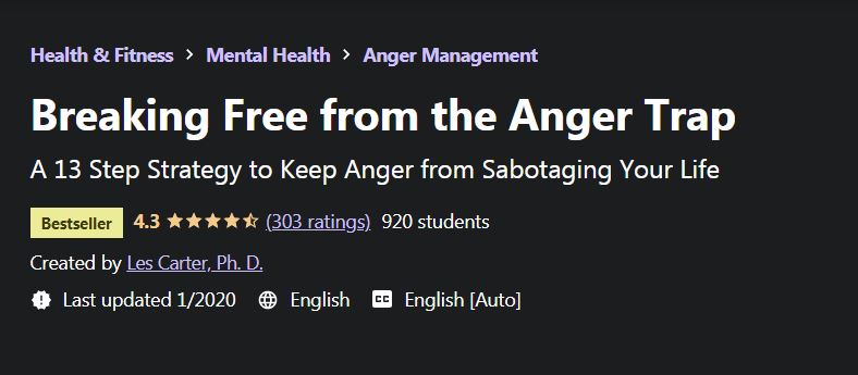 Breaking free from the anger trap