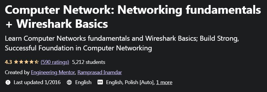 Computer Network- Networking fundamentals + Wireshark Basics