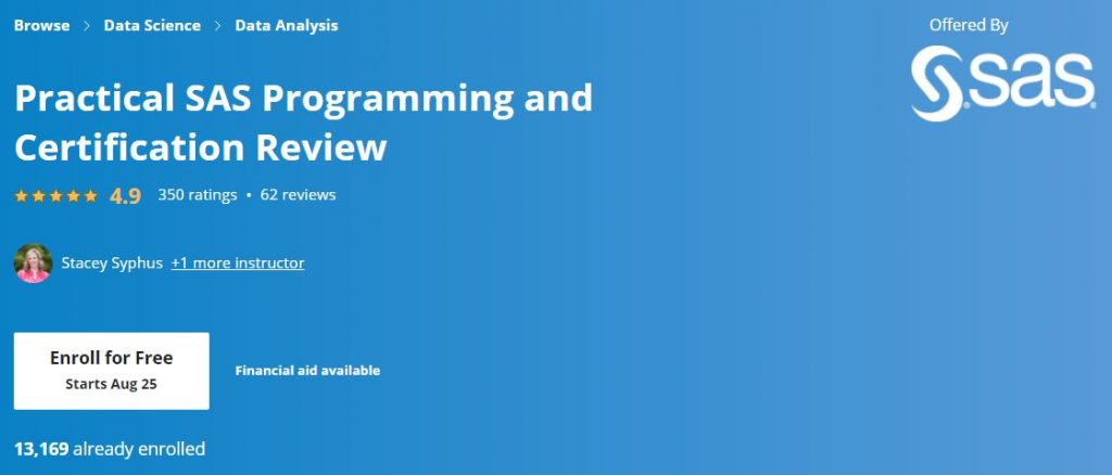 Practicle SAS Programming and certification review