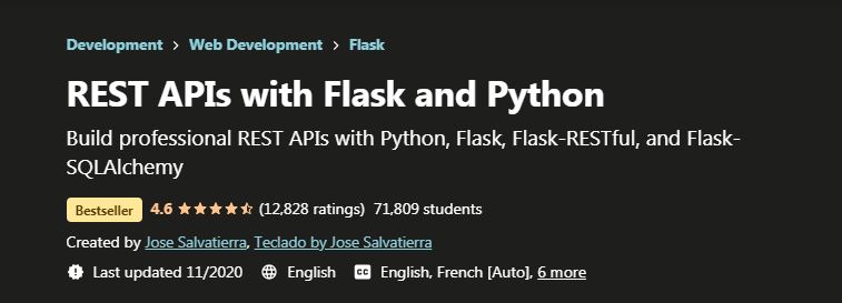 REST APIs with Flask and Python