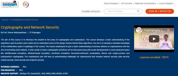 10 Best Free Cryptography and Network Security Courses