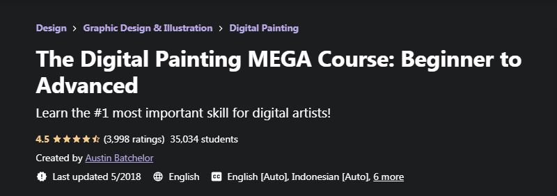 the Digital Painting MEGA Course