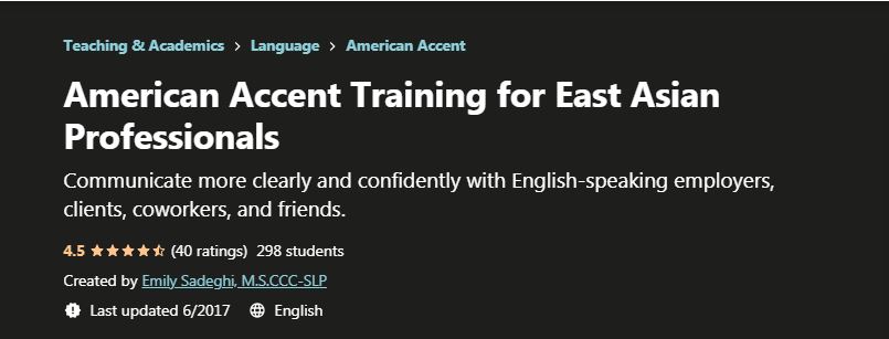 American Accent Training For East Asian Professionals