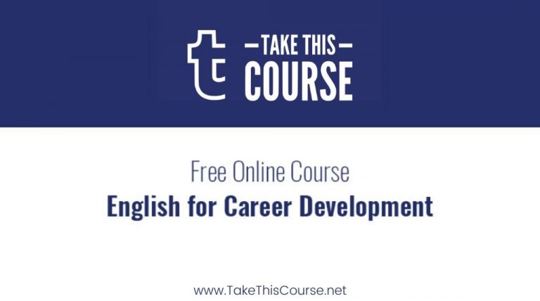 English for Career Development Free Online Certification Course