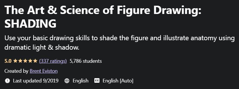 The Art & Science of Figure Drawing- SHADING