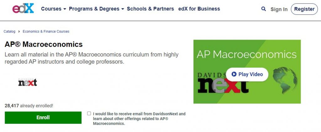AP MAcroeconomics