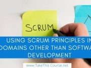 Using Scrum Principles in domains other than Software Development