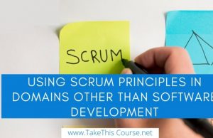 Using Scrum Principles in domains other than Software Development