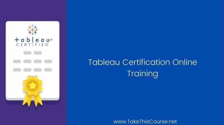 Tableau Certification Online Training