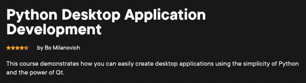 Python Desktop Application Development