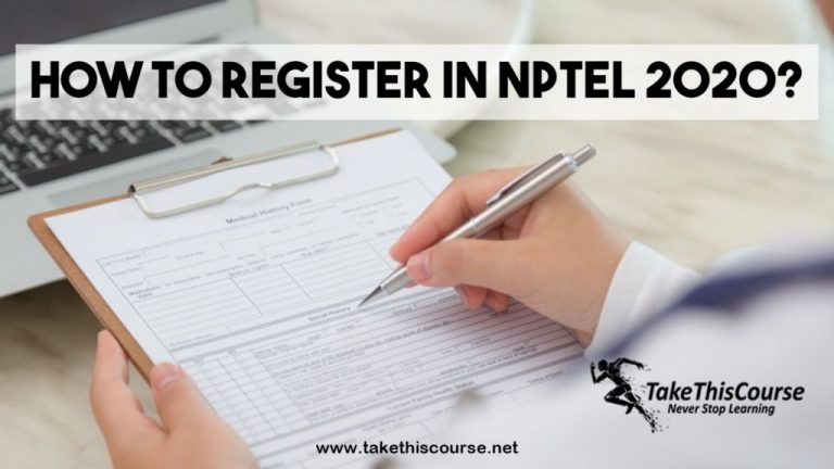 How to register in NPTEL 2020-21?