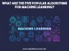What are the five popular Machine Learning Algorithms