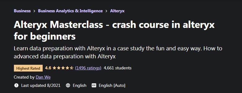 Alteryx MasterClass