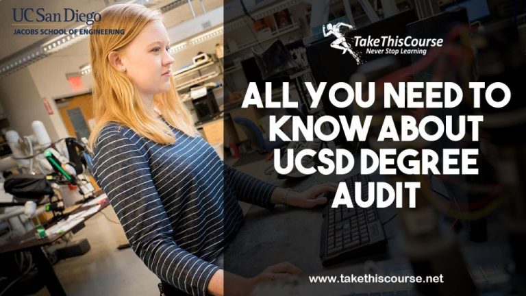 All you need to know about UCSD Degree Audit