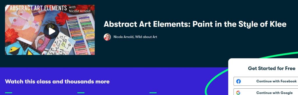 Abstract art elements