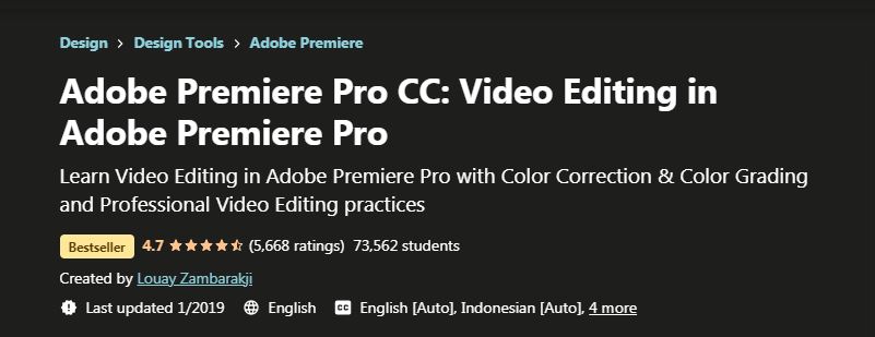 Adobe premiere Pro CC Video Editing in Adobe Premiere Pro