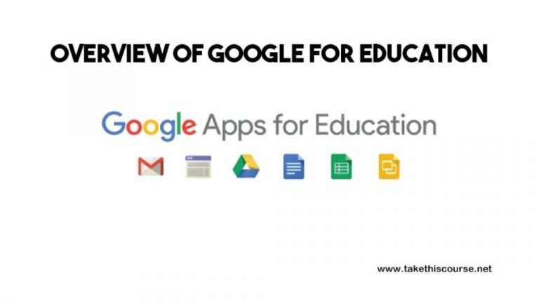 Overview of Google for Education