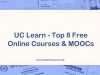 UC Learn – Top 8 Free Online Courses & MOOCs