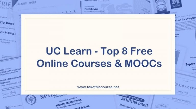 UC Learn – Top 8 Free Online Courses & MOOCs