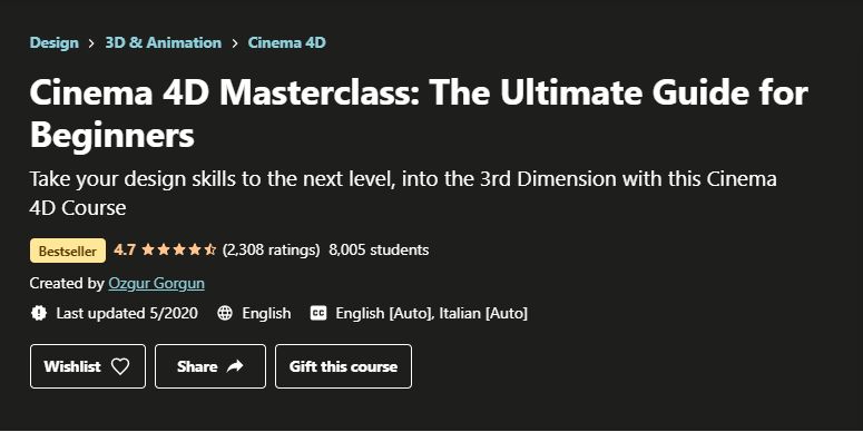 Cinema 4D Masterclass