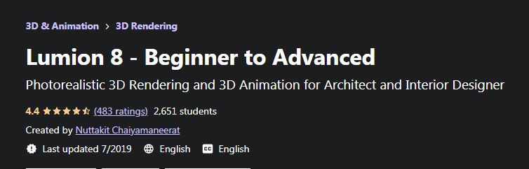 Lumion Beginner to advanced