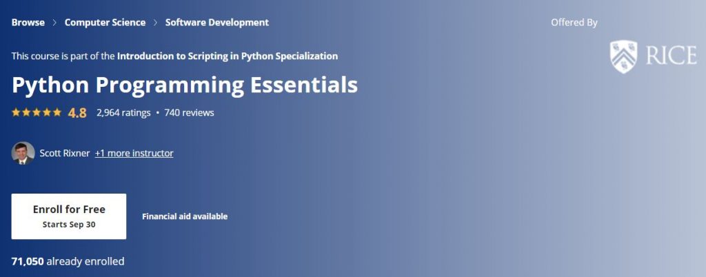 Python Programming essentials