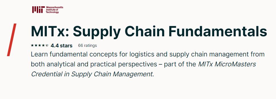Supply Chain Fundamentals