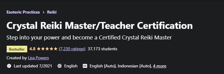 Crystal Reiki Master