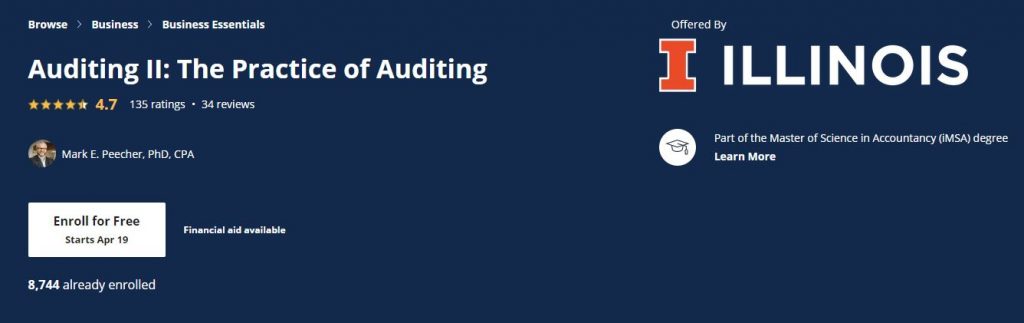 Auditing II: The Practice of Auditing