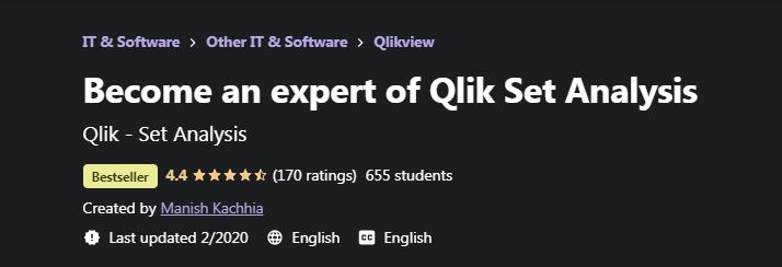 Become an exoert of qlik set Analysis