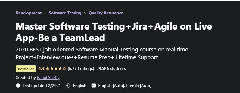 Master Software Testing+Jira