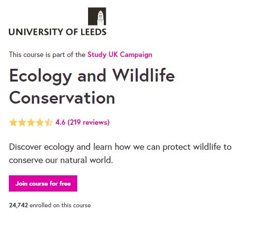 Ecology and Wildlife Conservation
