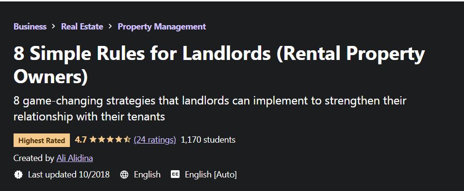 8 Simple Rules for Landlords
