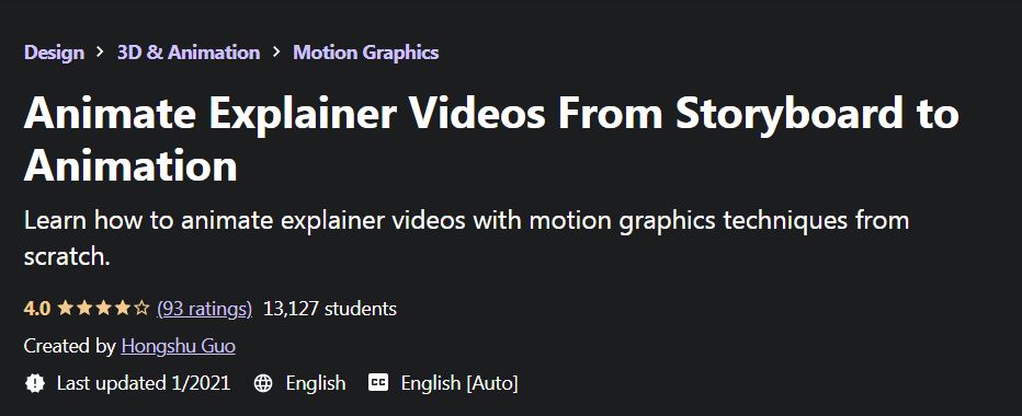 Animate Explainer videos