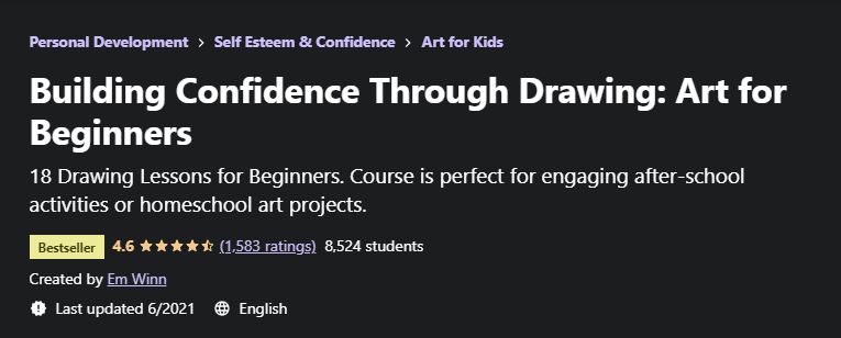 Building confidence through drawing