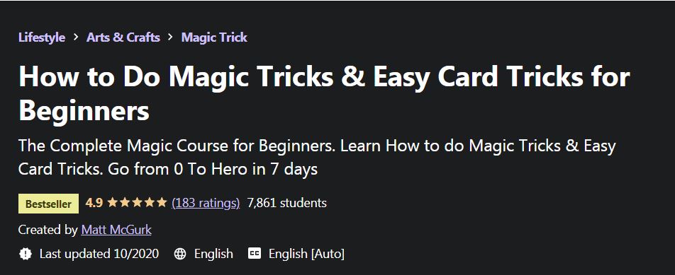 How to do magic tricks