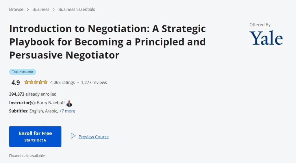 Introduction to negotiation
