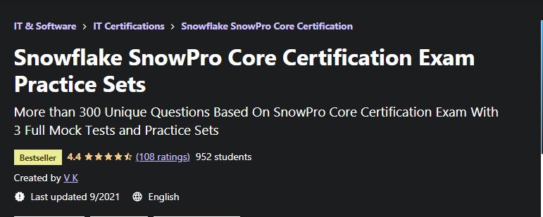 Snowflake snowpro