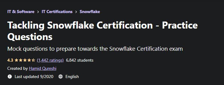 Tackling Snowflake Certification