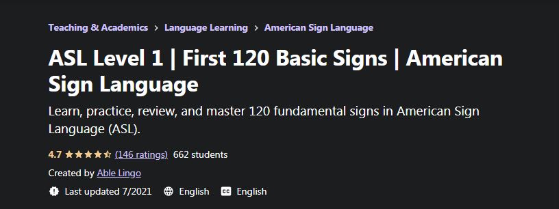 ASL Level 1