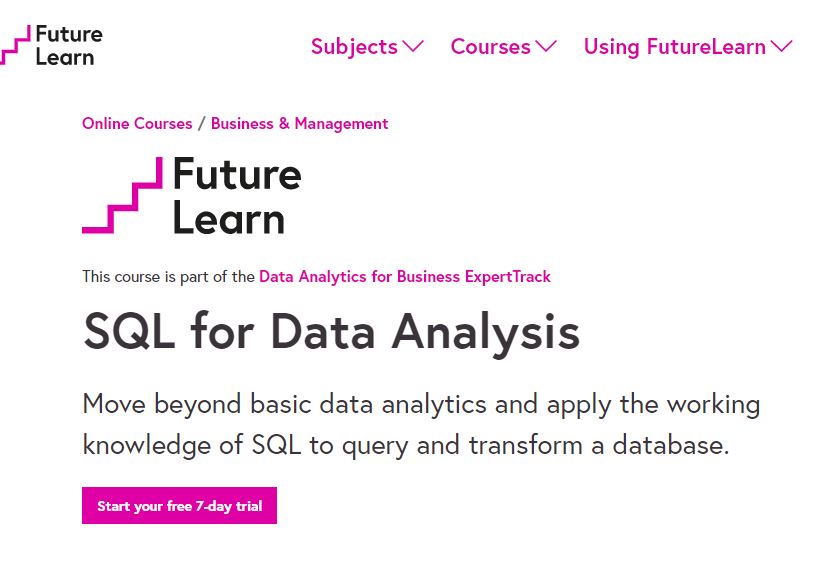 SQL for Data analysis