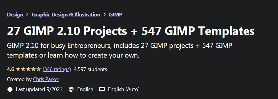 27 GIMP 2.10 Projects