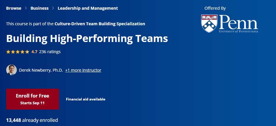 Building high Performing Teams